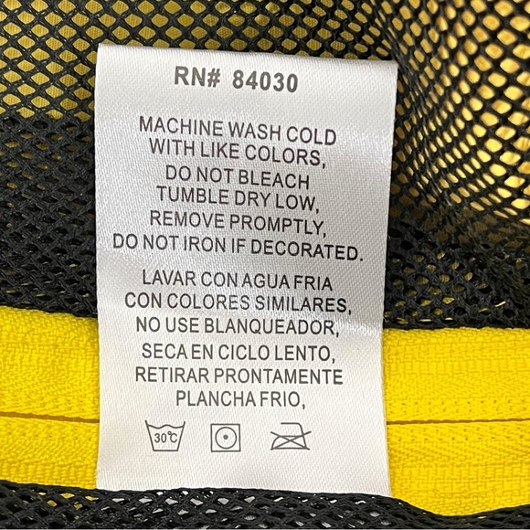 VTG Iowa Hawkeyes Windbreaker Jacket 1/4 Zip By Cadre Size XL - Picture 5 of 7